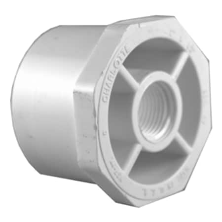 Charlotte Pipe And Foundry Charlotte Pipe Schedule 40 1-1/2 in. Spigot X 1-1/4 in. D FPT PVC Reducing Bushing 1 pk PVC 02108 2000